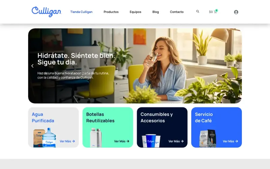 Sitio de Tienda Culligan