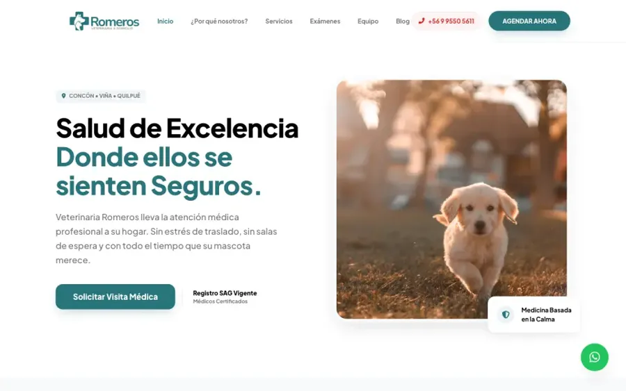 Sitio de Veterinaria Romeros